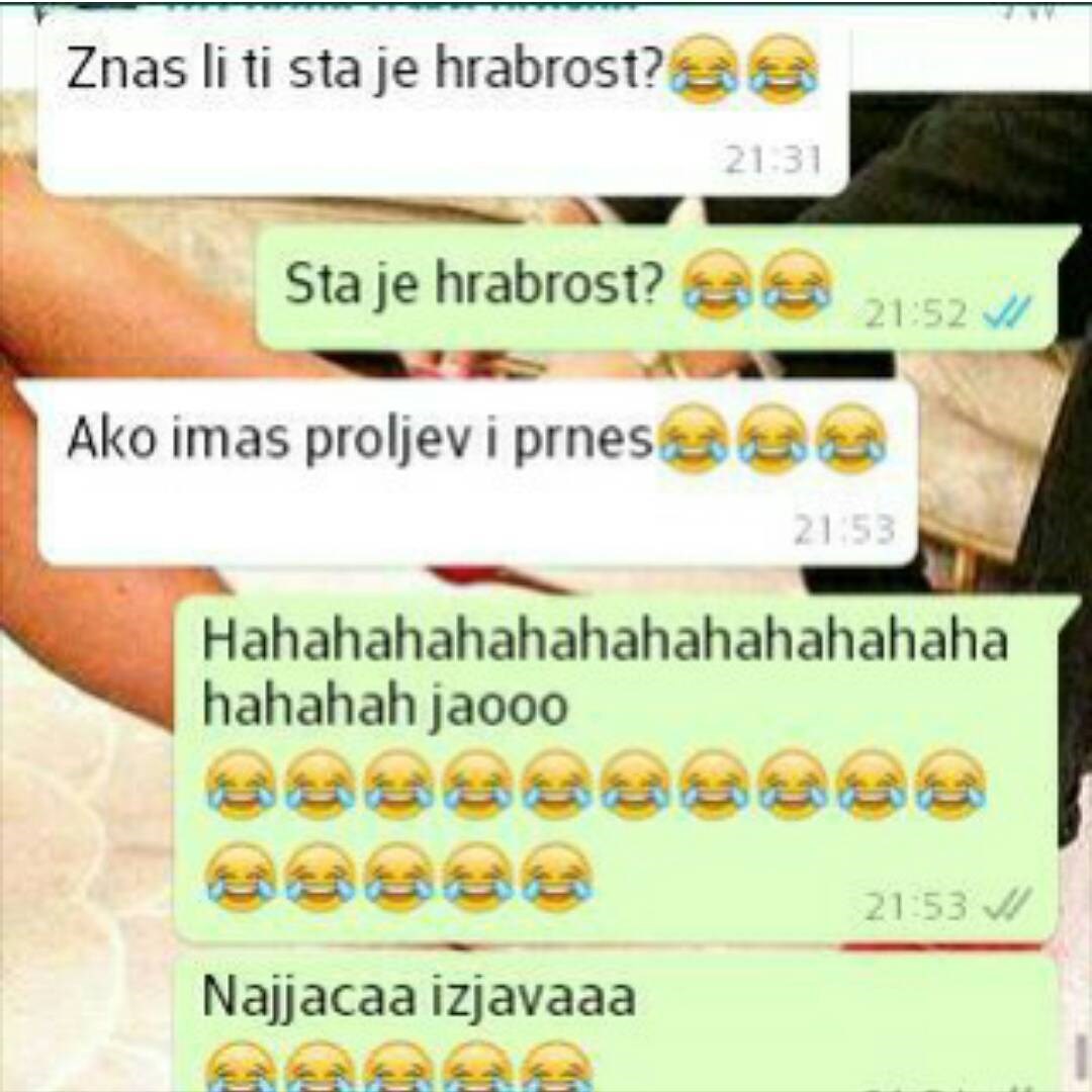 Prijatelju koji ide na operaciju objasnio je što je hrabrost i svojom izjavom ga nasmijao do suza