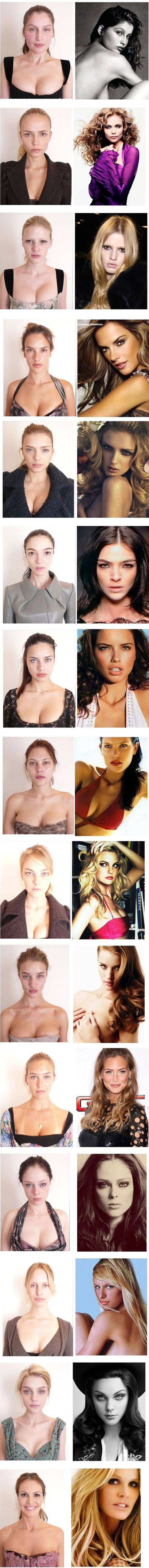 Poznati modeli bez šminke - ovako zapravo izgledaju