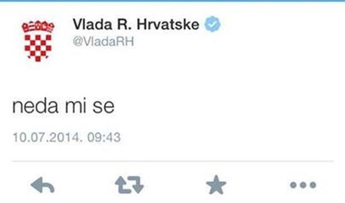 Vladi se "neda", jebiga