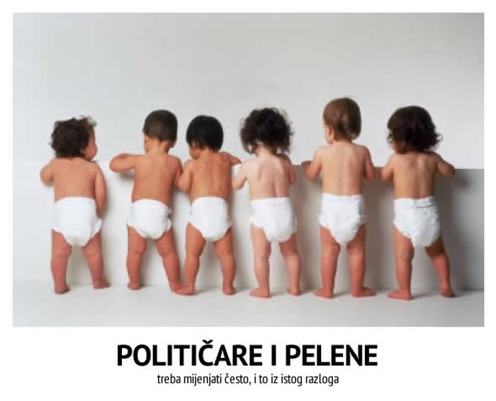 Što je zajedničko političarima i pelenama?