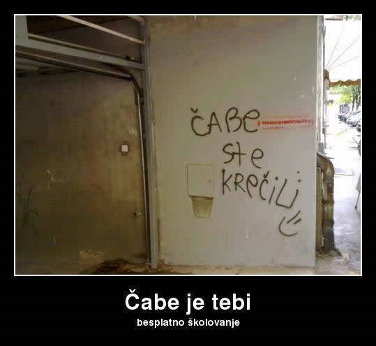 Hajde što si glup, ali glup i nepismen...