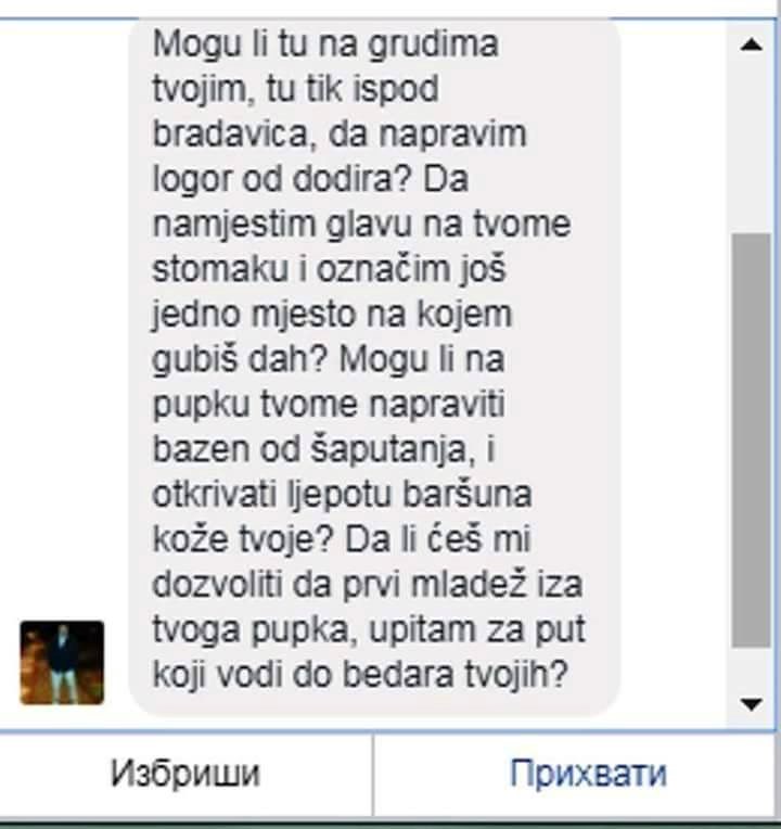 Ovaj je čovjek pravi pjesnik. Kako biste vi reagirali na ovakvu poruku?