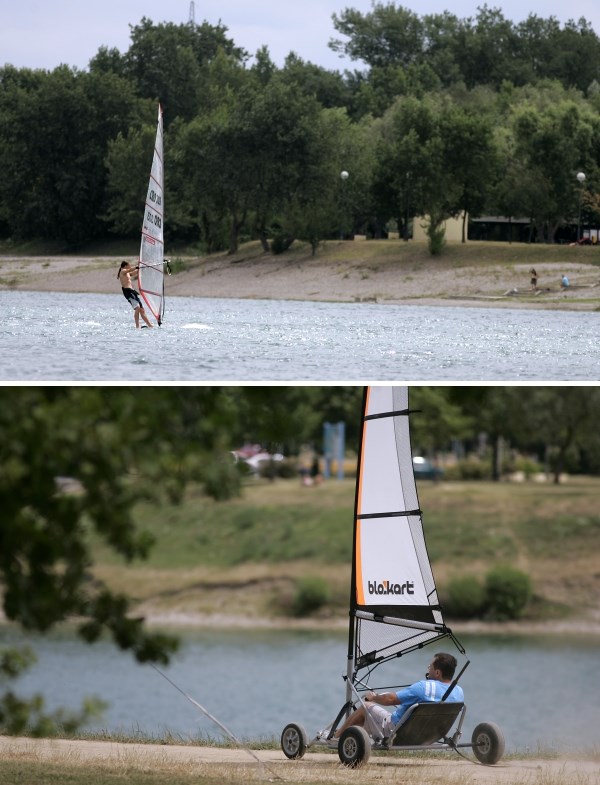 Jarun: Dok jedni jedre po jezeru, drugi jedre na suhom