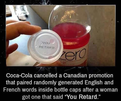 Kad u sokiću dobiješ promotivnu poruku "Retardušo"