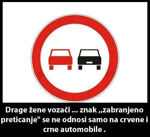 Znate li što znači ovaj znak?