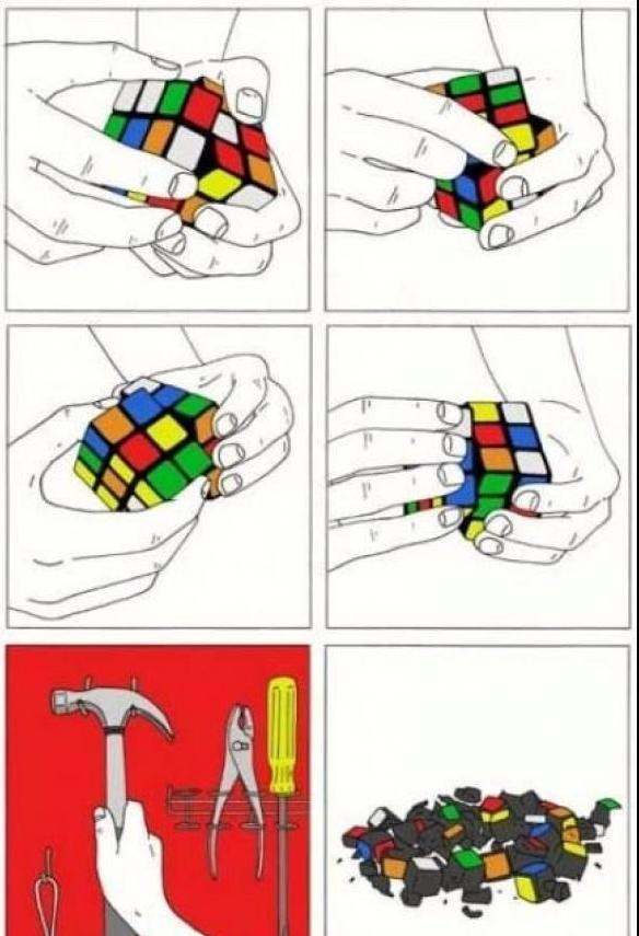 uputstva koja idu uz rubikovu kocku..