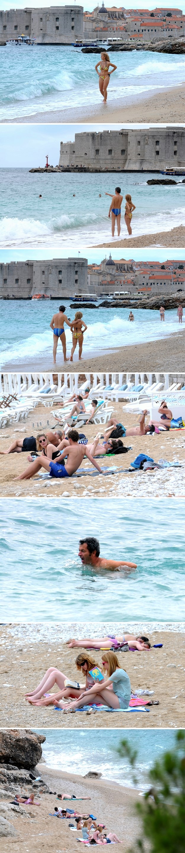 Ljeto u Dubrovniku: Kupanje na plaži Banje