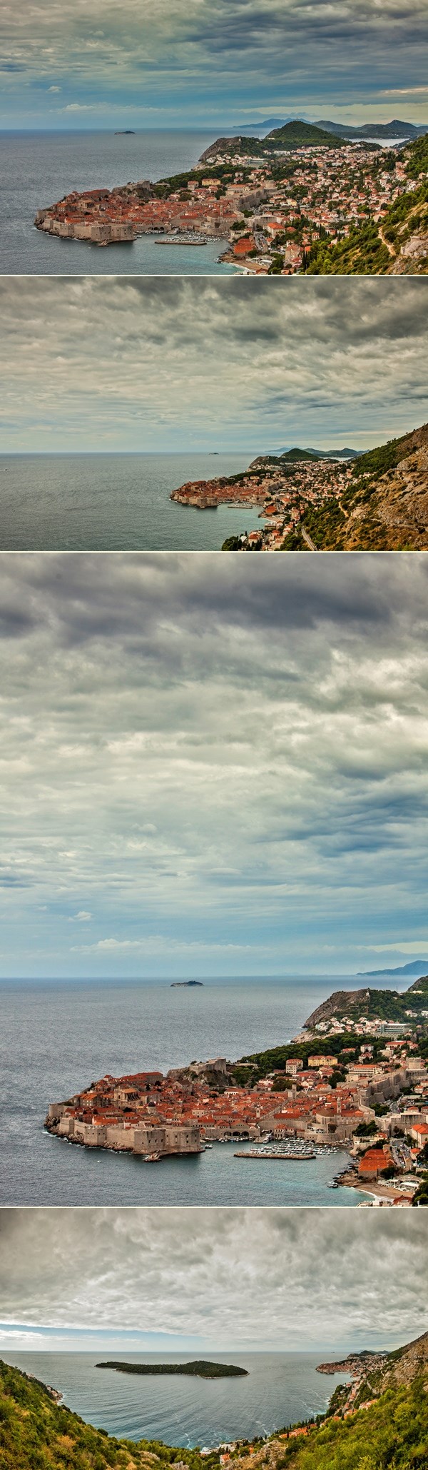 Olujna panorama Dubrovnika