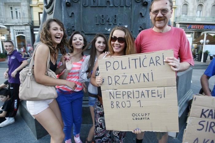 Ne, one nisu prosvjednice, samo su se došle fotkati