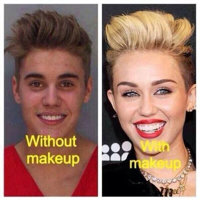 Justin Bieber kad se našminka