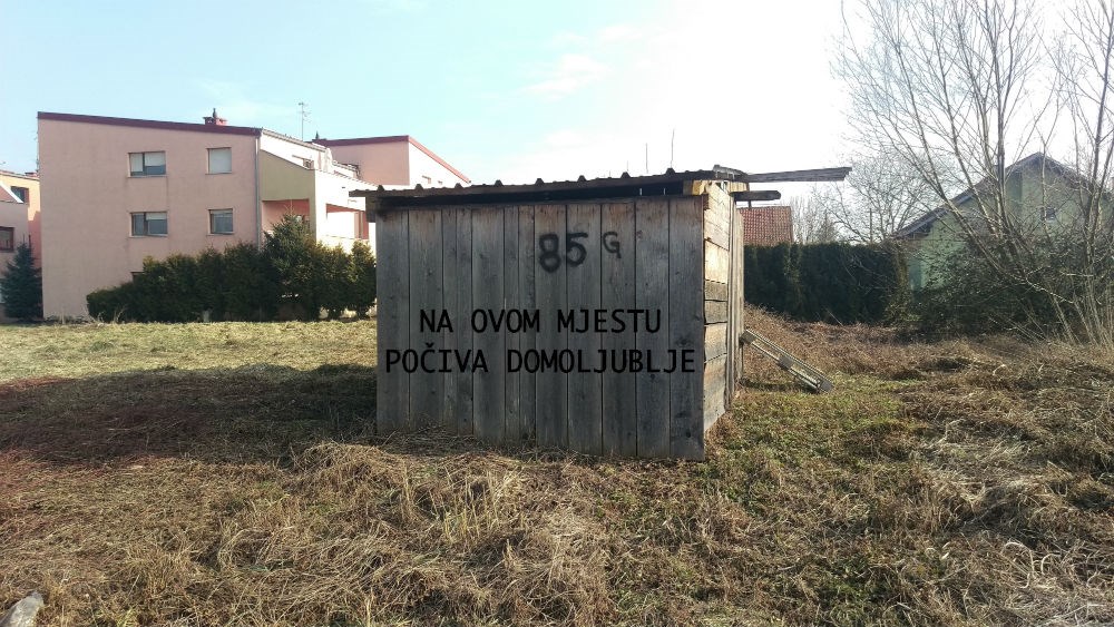 Na ovom mjestu počiva HRVATSKO DOMOLJUBLJE