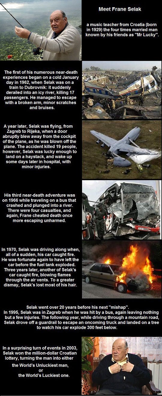 Hrvat najsretniji čovjek na svijetu: Smrt ga se boji ko kuge