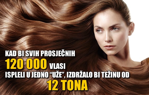 Koliko je jaka ljudska kosa?