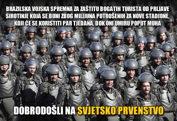 Brazil 2014: "Svemirski marinci" čuvaju sportske susrete?