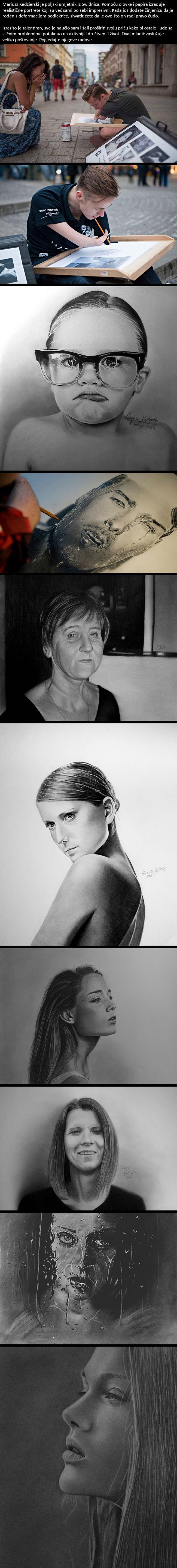 UPOZNAJTE MAJSTORA Rođen je s deformacijom ruku, a izrađuje nevjerojatno realistične portrete!