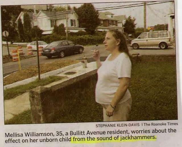 Mlada mama brine oko utjecaja buke radova na njeno nerođeno dijete..