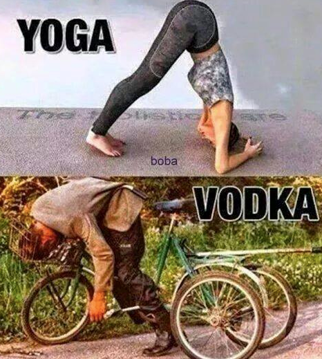 Yoga vs Vodka