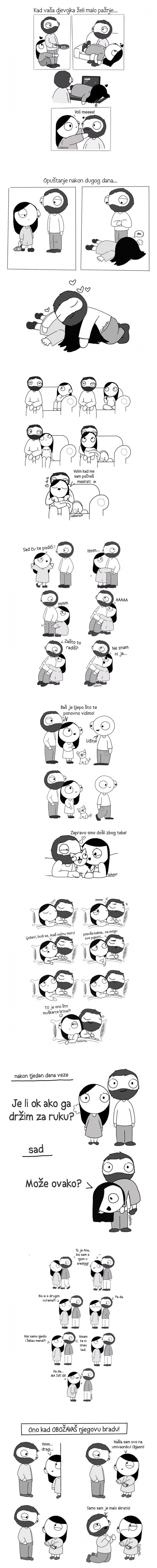 Devet simpatičnih stripova o čudnim trenucima u ljubavnoj vezi!