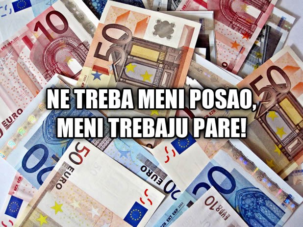 Hrvatska narodna: Pare da, za njih raditi ne