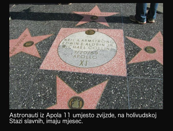 Jeste li znali da na Stazi slavnih stoji i jedan mjesec? 