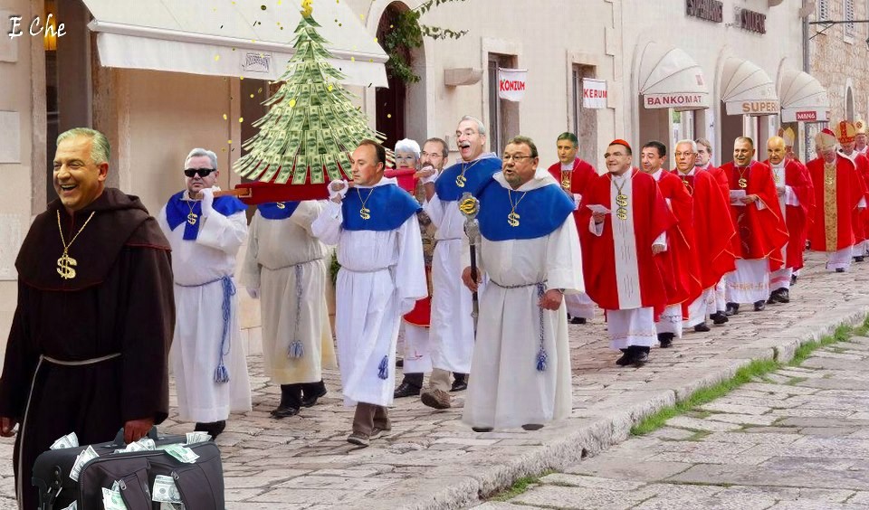 Procesija Svete Kune: Umjesto pričesti peglanje kartice