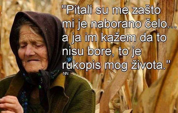 Na licu ti se vide sreća i nedaće