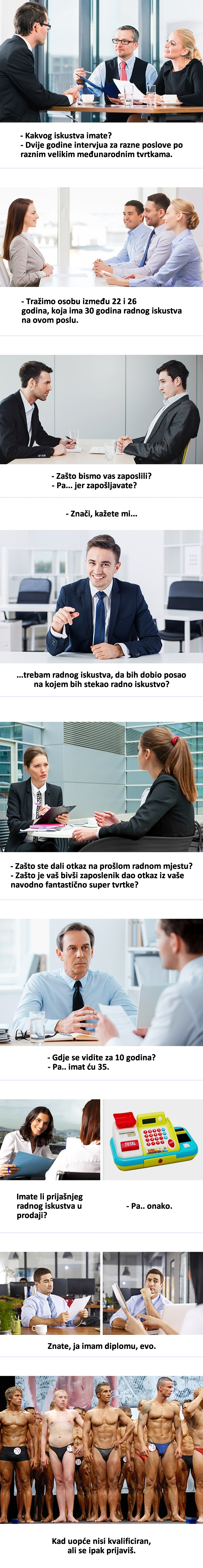 TOP 9 tipičnih užasa s razgovora za posao