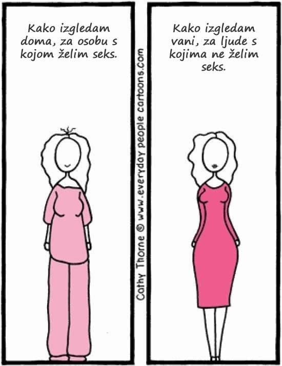 Cure, kako se oblačite za muža?