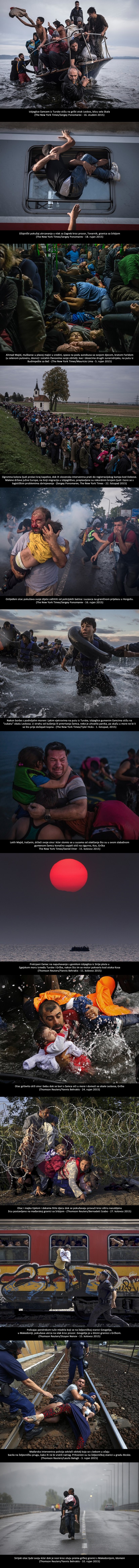 Dirljive fotografije izbjegličke krize koje su osvojile Pulitzera slomit će vam srce
