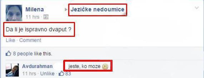 Dvaput je dvaput, pogotovo što se tiče jezika