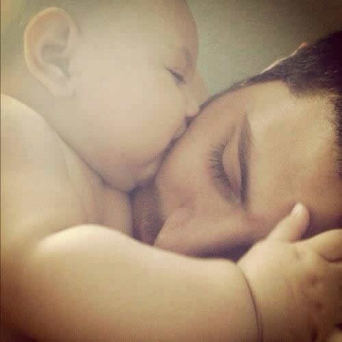 Tatice, hvala što me čuvaš, volim te, cmok!