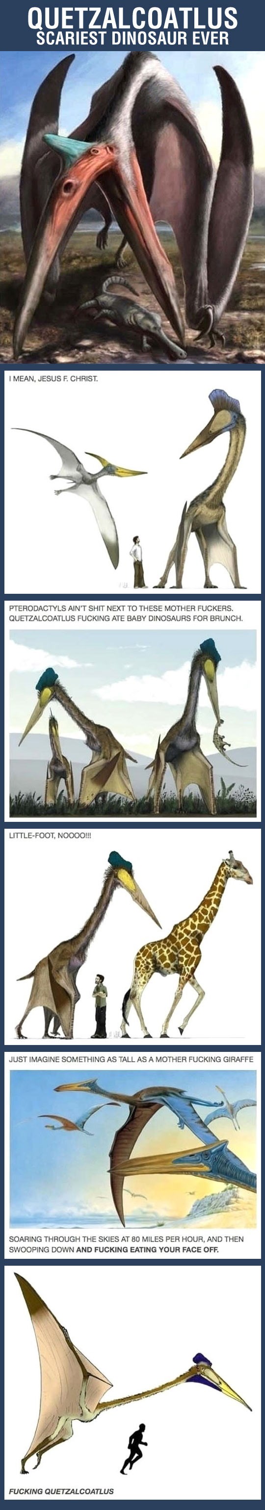 Žirafa s krilima koja te pojede cijelog? Ne, dinosaur!