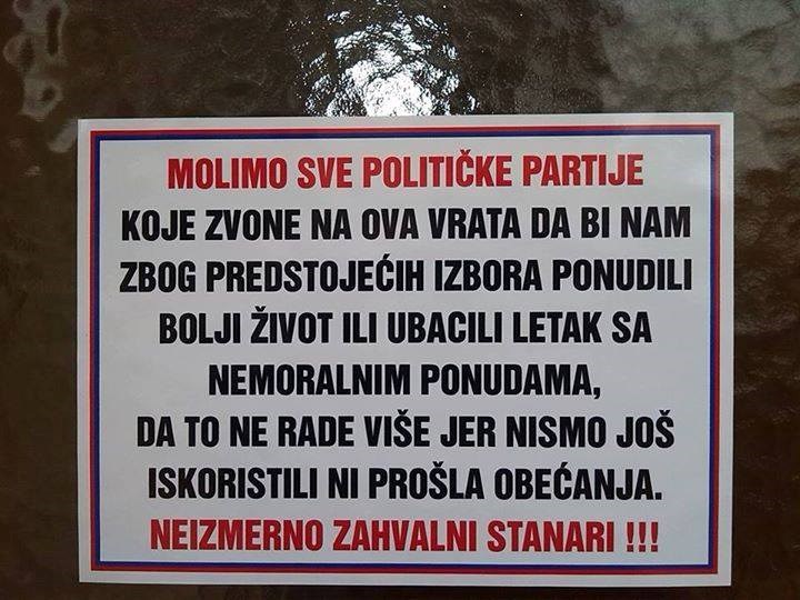 Ako vas živciraju izbori, pošaljite im ovo!