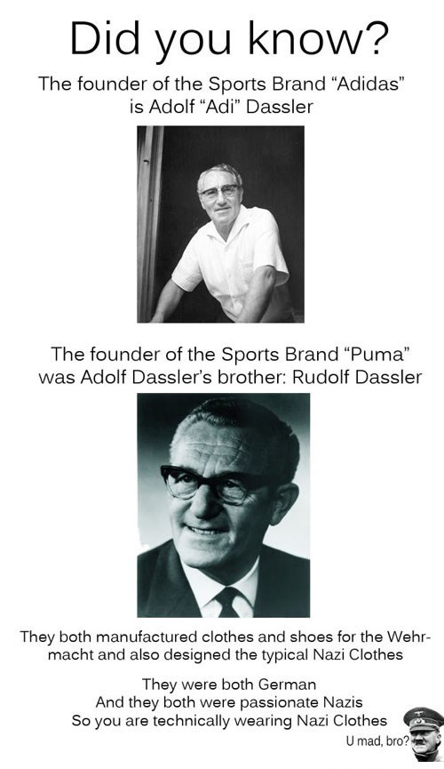 Pola svijeta nosi "nacističku" odjeću i obuću?