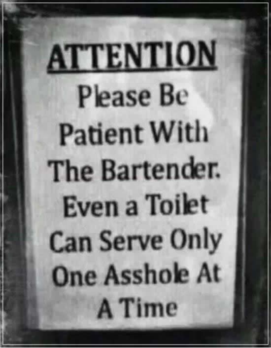 Konobar sa smislom za humor