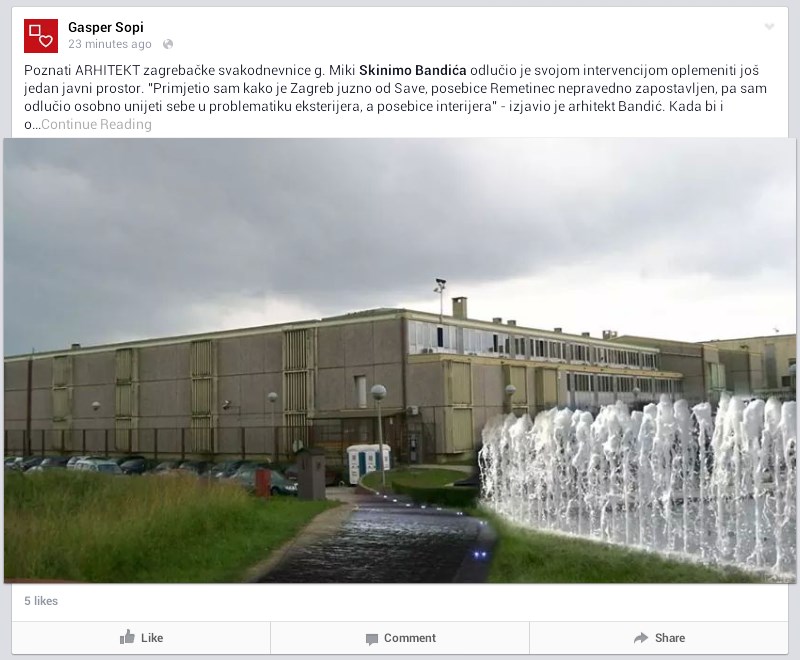 U Remetincu počeli radovi na fontanama