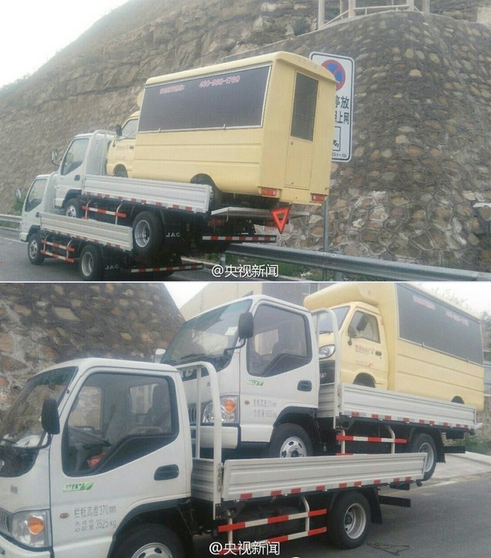 Kineza kaznili jer je vozio kamion na kamionu na kamionu