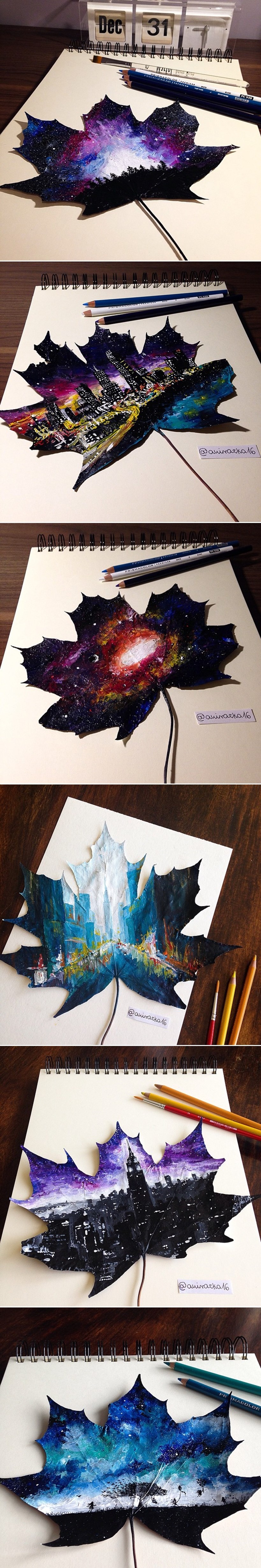 GALERIJA: Mašta i taletnt i lišće postaje najbolje platno