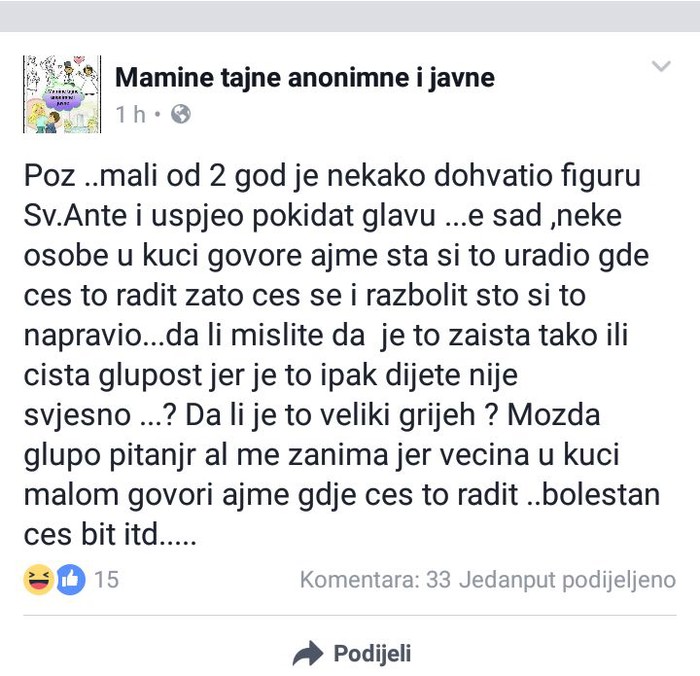 Mama pitala za pomoć zbog ozbiljnog problema, ima li razloga za brigu?