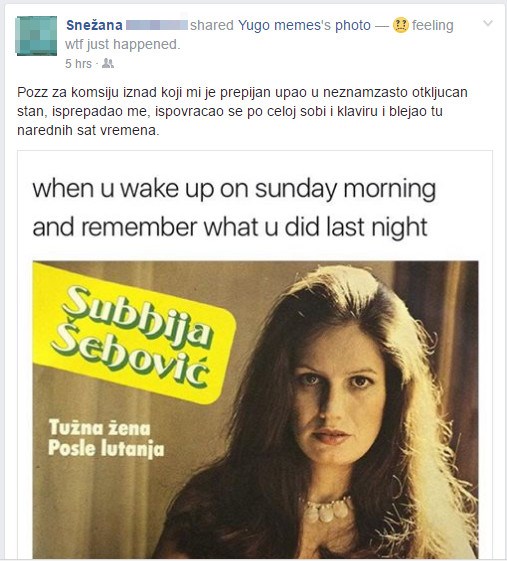 Pijani susjed ušao je djevojci u stan i napravio totalni kaos