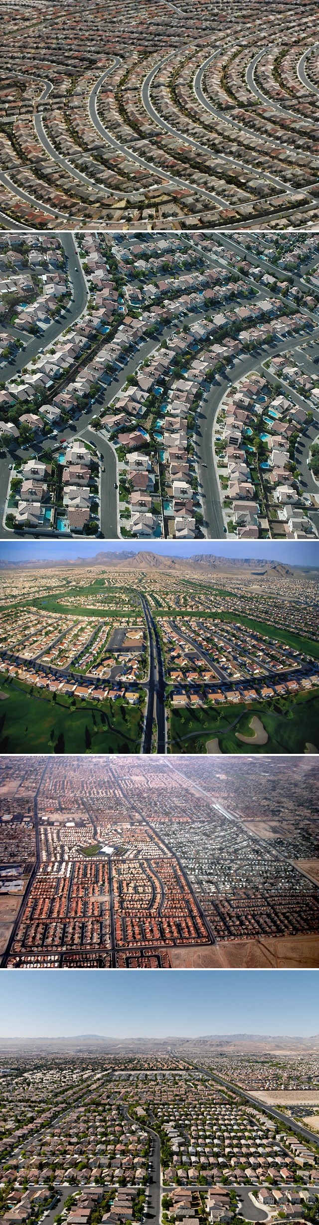 Načičkana predgrađa Las Vegasa