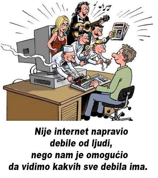 Internet je nevin, debila je oduvijek bilo