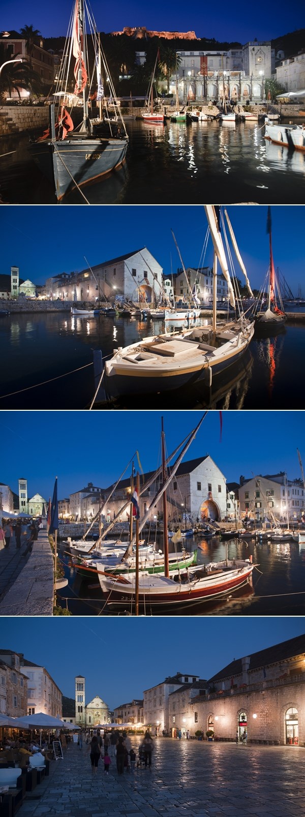 Idilična listopadska večer u Hvaru