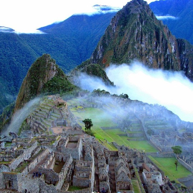 Beautiful view in Machu Picchu, Peru.