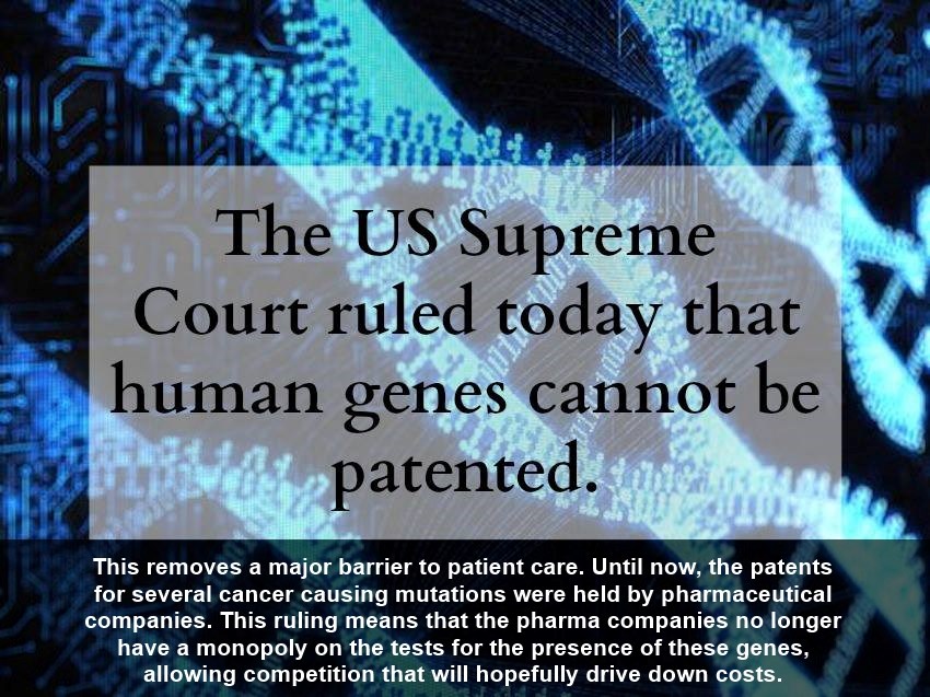 Ljudske gene ne možeš patentirati