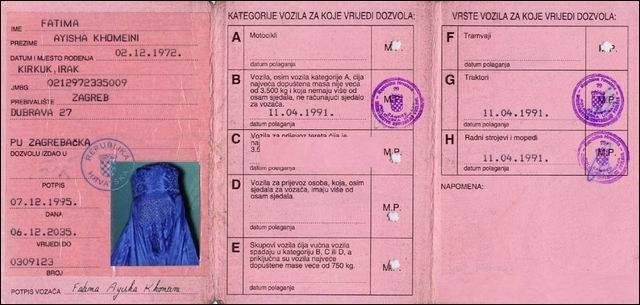 Pa ti identificiraj vozačicu