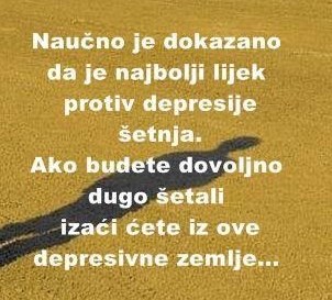 Šetnjom protiv depresije - sve dok ne izađeš iz Hrvatske