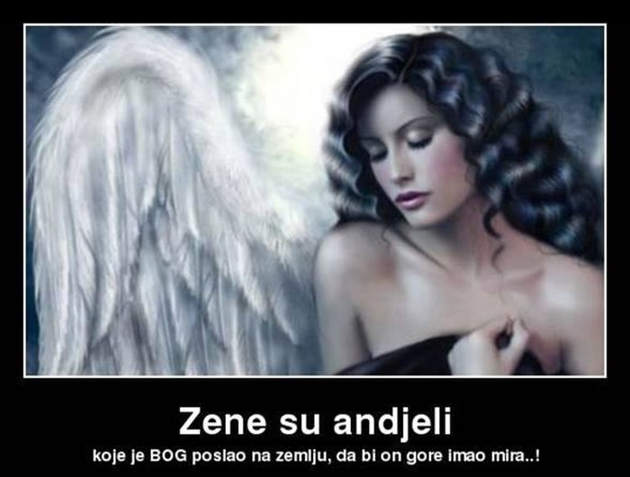 Žene su anđeli poslani s neba...