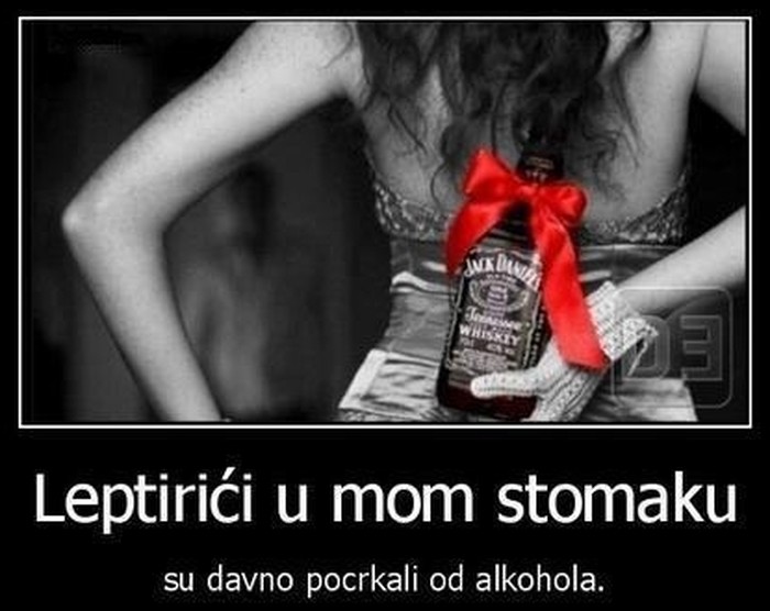 Ja nemam problema s leptirićima u trbuhu