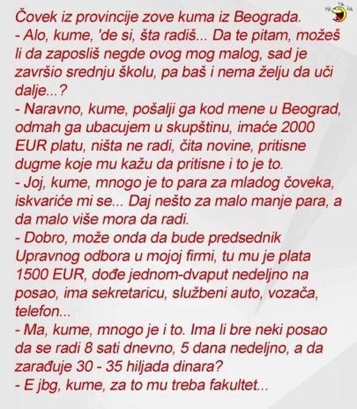 Zapošljavanje na Balkanu - što gluplji, veća plaća